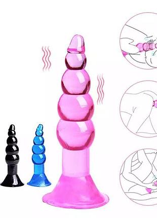 Анальная пробка bubble plug 18+ 4
