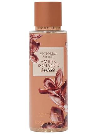 Уценка парфюмированный спрей victoria’s secret amber romance brûlée body mist 250 мл