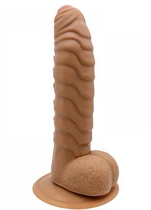 Фаллоимитатор на присоске besex pvc style 3