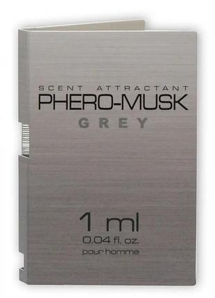 Духи с феромонами для мужчин phero-musk grey, 1 ml