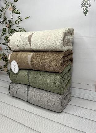 Полотенца махровые для бани velora home 70 на 140 см 4 штуки air