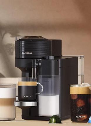 Кавомашина капсульна nespresso vertuo lattissima для капсул vertuo, black