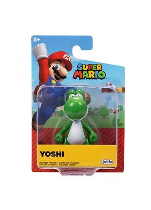 Ігрова фігурка з артикуляцією super mario - зелений йоші 6 cm