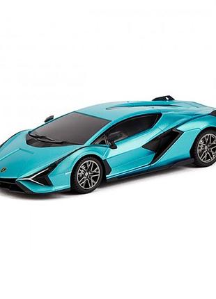 Автомобіль ks drive на р/к - lamborghini sian (1:24, синій)