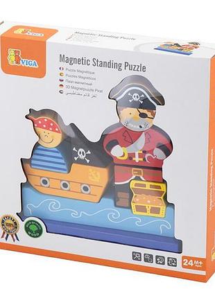 Магнітний пазл viga toys пірат (50077)