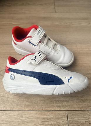 Кроссовки puma белые 25p, 15,5 см