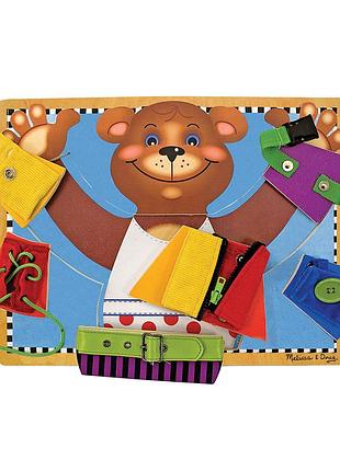Melissa & doug: дерев’яна дошка з застібками 3