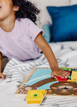 Melissa & doug: дерев’яна дошка з застібками 6