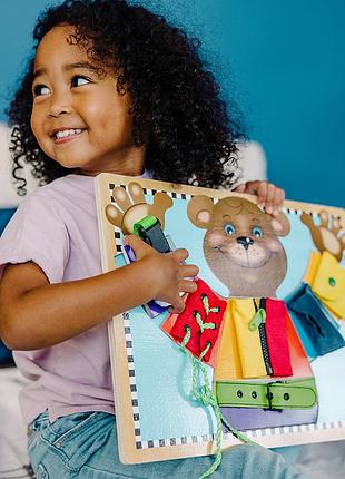 Melissa & doug: дерев’яна дошка з застібками 7