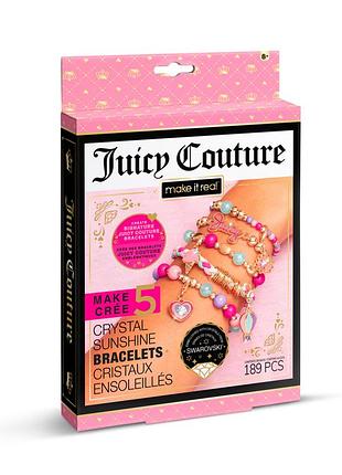 Juicy couture: міні-набір для створення шарм-браслетів 'сонячне сяйво' з кристалами swarovski