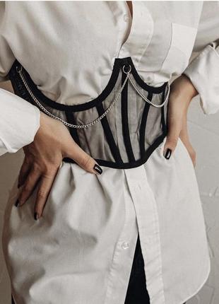 Корсет з сітки ручної роботи