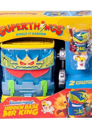 Ігровий набір superthings серії kazoom power - прихована база містера кінга
