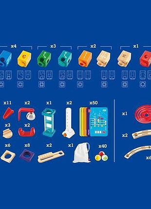 Конструктор-лабіринт hape quadrilla програмування 159 ел. (e6029) 6