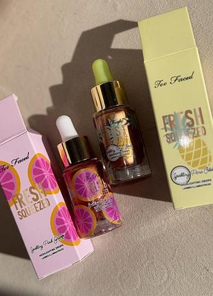 Рідкий халайтер для обличчя too faced сяйво шкіри