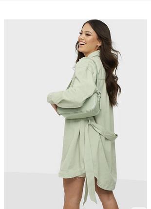 Сукня-сорочка коротка жіноча missguided 40 розмір м'ятне