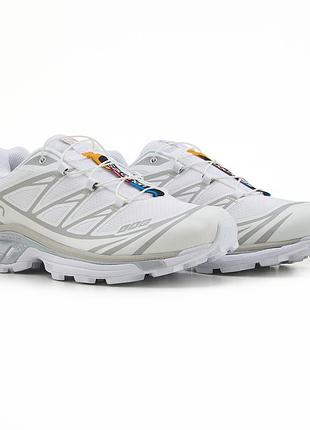 Salomon s/lab xt-6 white silver 6
