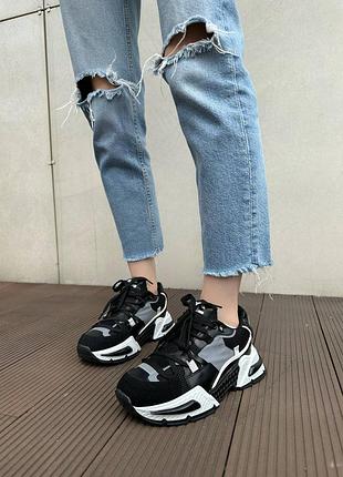 Женские кроссовки air master black/white