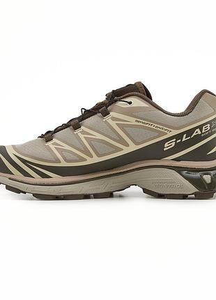 Salomon s/lab xt-6 brown beige