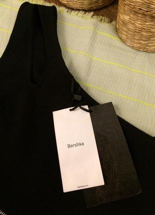 Платье черное вечернее bershka3 фото