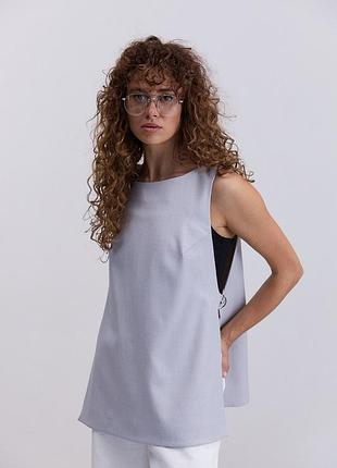 Жилет из костюмной ткани arjen