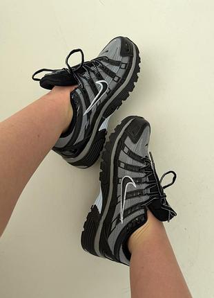 Nike p-6000 grey black — універсальна класика на кожен день,сіро-чорні,36-45