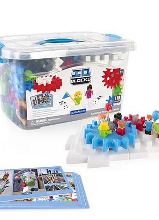 Конструктор guidecraft io blocks tabletop system з доповненою 3d реальністю, 118 деталей (g9640)