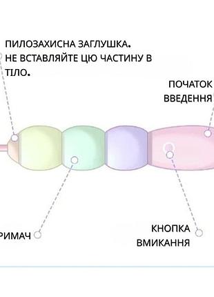 Вибратор конструктор трансформирующийся с виброяйца в вибратор beyourlover magic candy 6