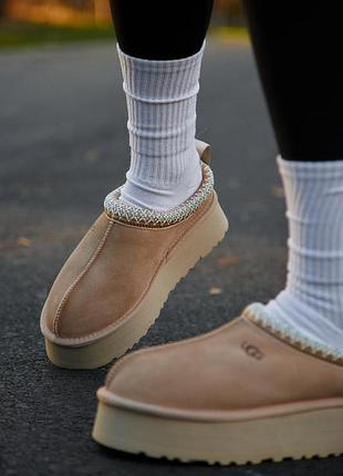 Ugg tasman platform beige blue 7