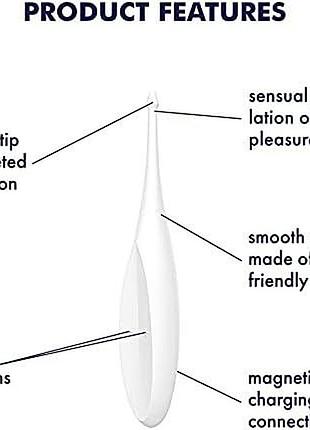Вибратор для клитора satisfyer twirling fun белый 9