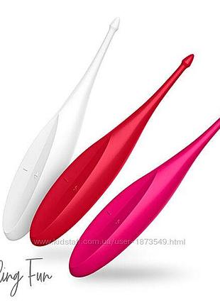 Вибратор для клитора satisfyer twirling fun белый 10