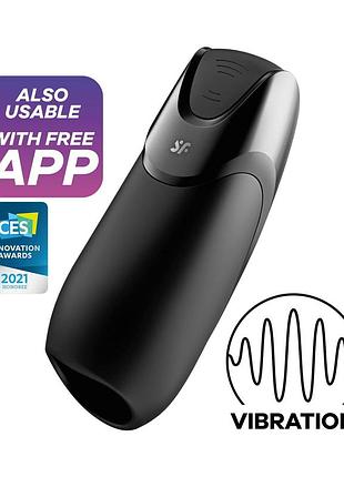 Мастурбатор с вибрацией satisfyer men vibration+ 2