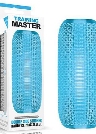 Мастурбатор с открытым концом - traning master double side stroker handy climax sleeve 2