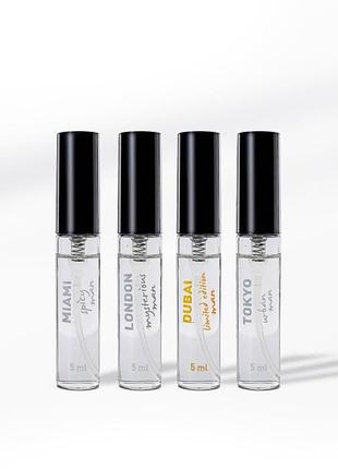 Набор парфюмов для мужчин с феромонами hot lmtd pheromone perfume мen, 4x5 мл