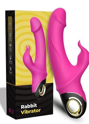 Вибратор кролик - meteror pink 2
