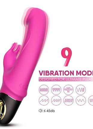 Вибратор кролик - meteror pink 7