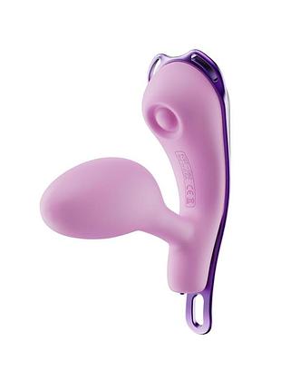 Вибратор под одежду с виброяйцом kisstoy viosecret pro, с пульсацией для клитора, трусики-стрепы в комплекте 2