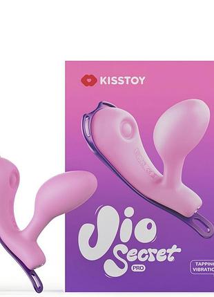 Вибратор под одежду с виброяйцом kisstoy viosecret pro, с пульсацией для клитора, трусики-стрепы в комплекте 4