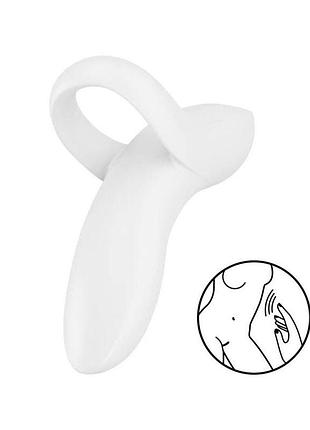 Вибратор на палец satisfyer bold lover white 2