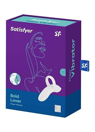 Вибратор на палец satisfyer bold lover white 5