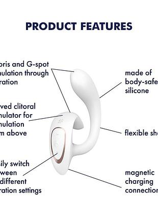 Вибратор satisfyer g for goddess 1 white 7