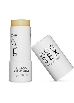 Твердий парфум для всього тіла bijoux indiscrets slow sex - full body solid perfume