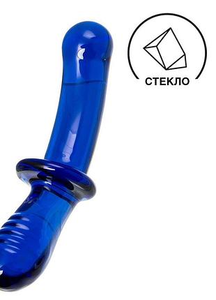 Стеклянный дилдо satisfyer double crystal (light blue) 7