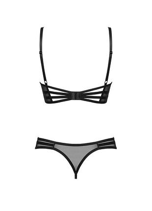 Комплект obsessive roxelia 2-pcs crotchless set xs/s 4