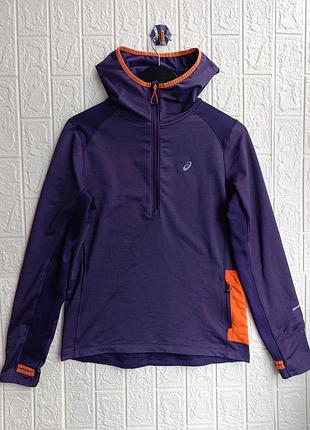 Жіноча спортивна бігова кофта nike x under armour running hoodie/для бігу в холодну погоду/флісова/на флісі/зимового/професійна/з капюшоном/лонгслів