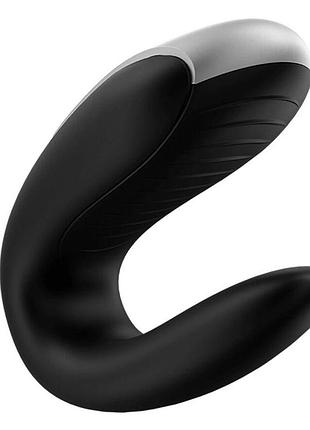 Вибратор смарт для пар satisfyer double fun (black) 3