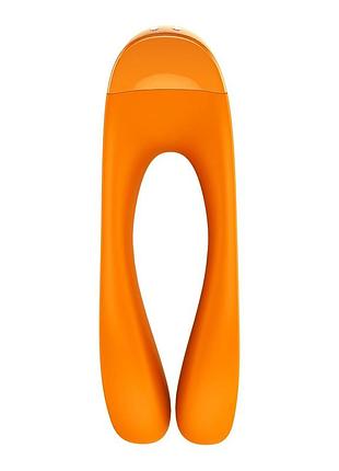 Вибратор на палец satisfyer candy cane orange 2