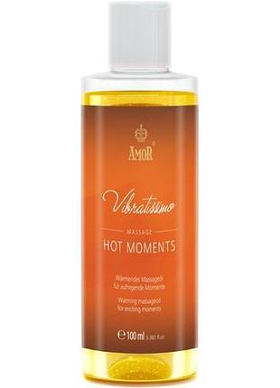 Массажное масло с согревающим эффектом - vibratissimo hot moments, 100 мл