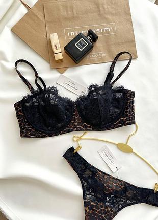 Комплект білизни intimissimi леопард