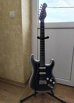 Электрогитара mooerstarrs works + чехол +ernie ball + soundking | полный профессиональный комплект