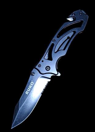 Раскладной нож ruko 165 rescue knife 440a